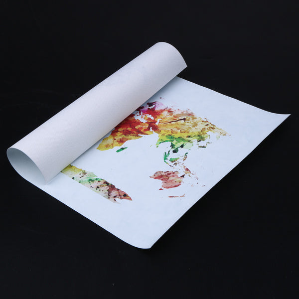 Watercolor World Map Wall Art