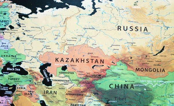 World Map Co World Scratch Off Map With Flags