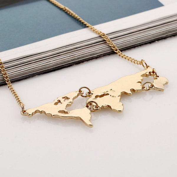 World Map Co World Map Charm Necklace