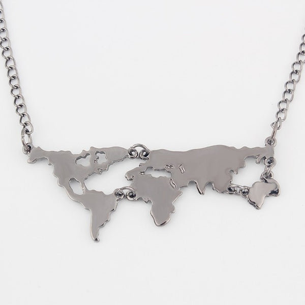 World Map Co World Map Charm Necklace