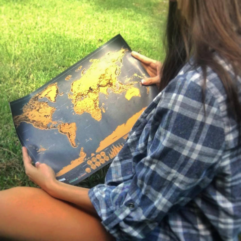 Behind The Scenes Look - Scratch Off Map Features