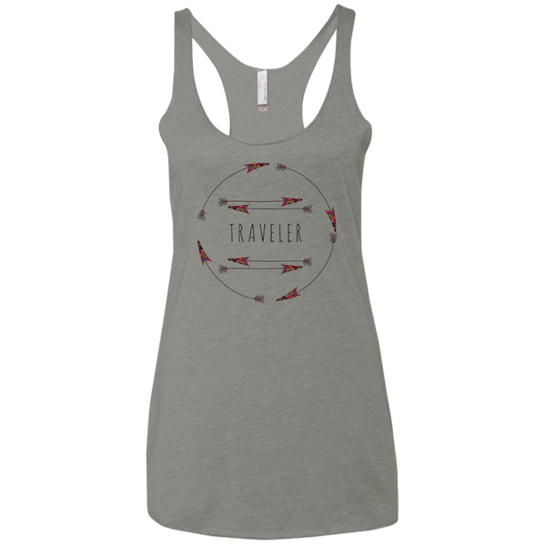Traveler - Ladies' Triblend Racerback Tank