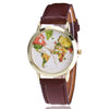 World Map Setting Analog Watch