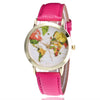 World Map Setting Analog Watch
