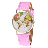 World Map Setting Analog Watch