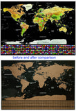 World Map Co World Scratch Off Map With Flags