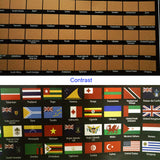 World Map Co World Scratch Off Map With Flags