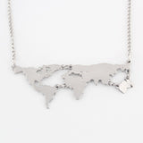 World Map Co World Map Charm Necklace