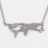 World Map Co World Map Charm Necklace