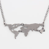 World Map Co World Map Charm Necklace